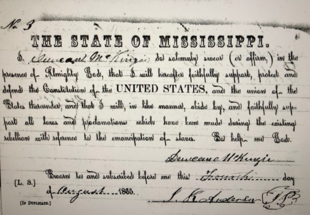 DuncanMcKLoyaltytoUSGovt